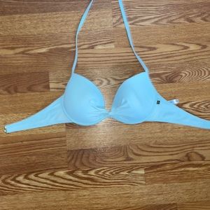 Bikini top La Vie En Rose teal colour used